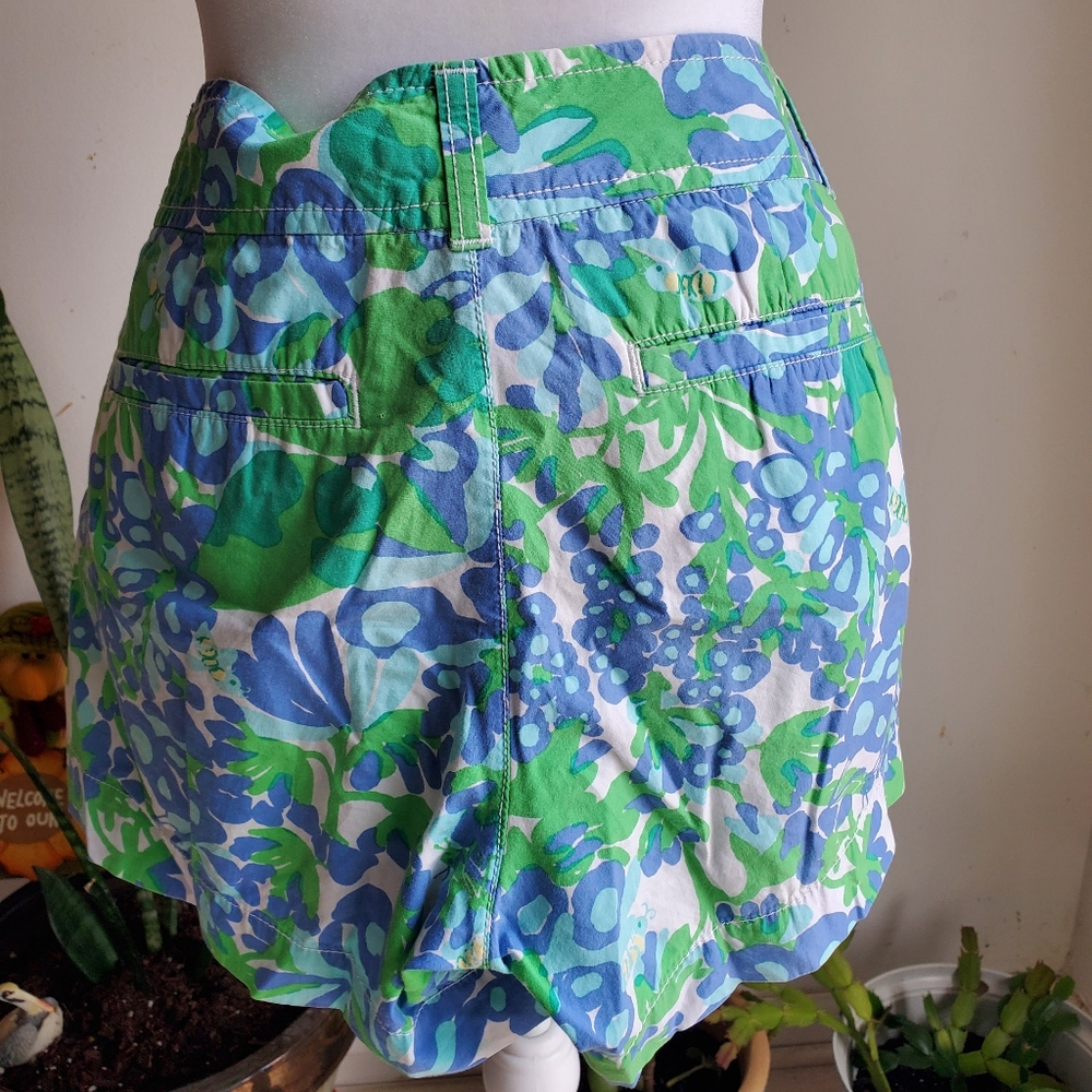 Lilly Pulitzer women floral shir sz 8 - Picture 2 of 6